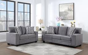 AMBERLY LOVESEAT WITH 2 PILLOWS-PENZA FLINT